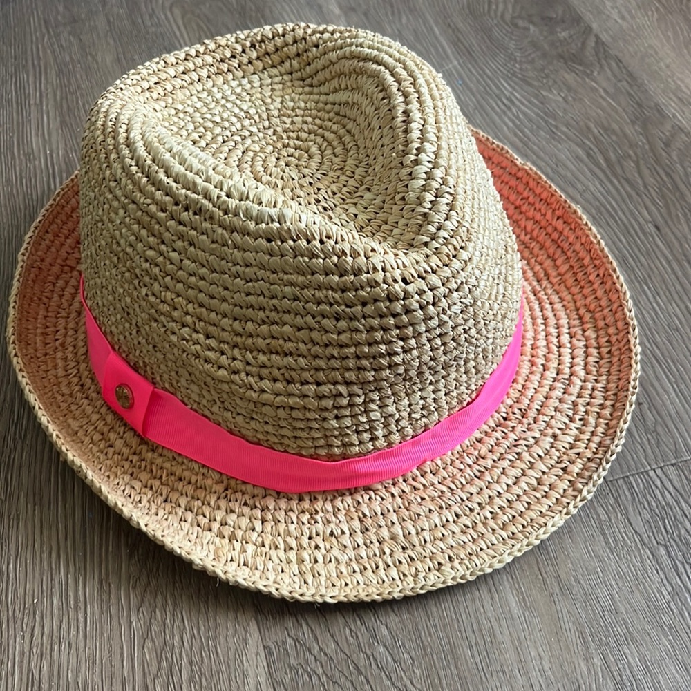 Lilly Pulitzer straw hat